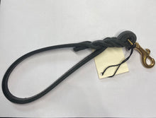 Load image into Gallery viewer, Woof N Walk Traffic Finger Walking Leash - Leather 11" L x 3/8" W