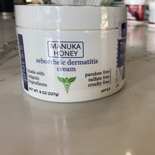 Load image into Gallery viewer, Organic Manuka Honey Seborrheic Dermatitis Cream 2 oz jar