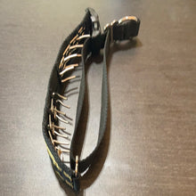 Load image into Gallery viewer, Woof N Walk Nicollar Designer - Autumn Gold Pattern on Black