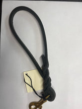Load image into Gallery viewer, Woof N Walk  Traffic Finger Walking  Leash - Leather 11&quot; L x 3/8&quot; W
